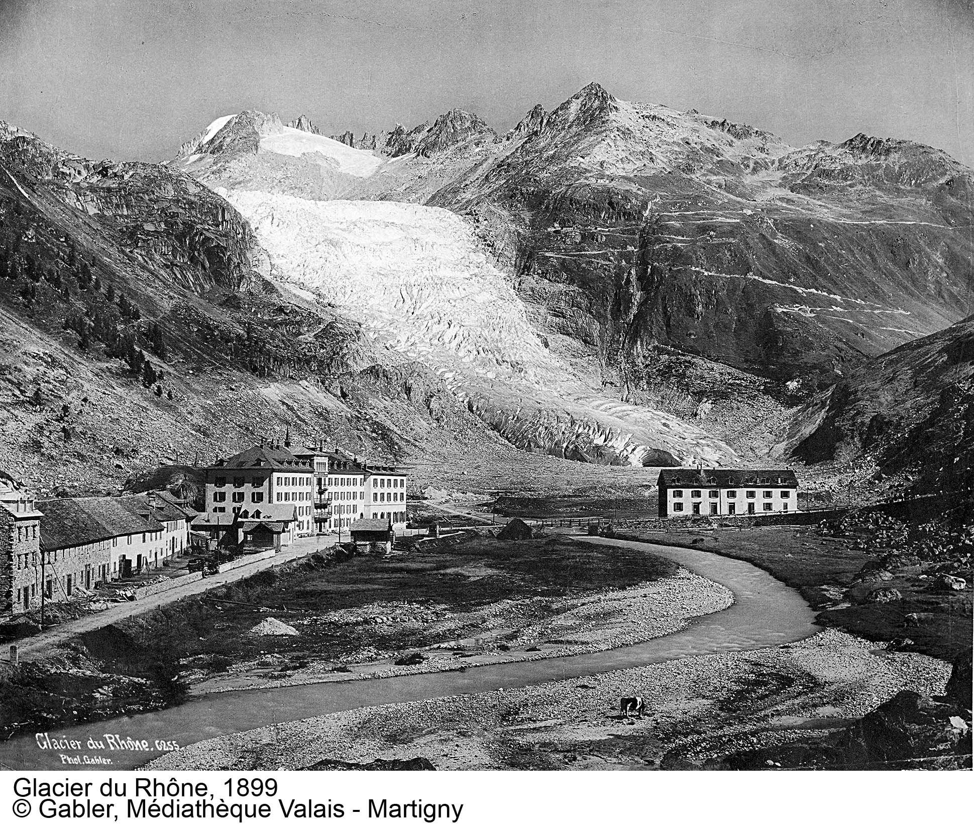 Glacier du Rhône, 1899